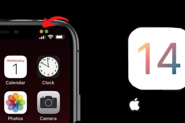 GIẢI MÃ chấm màu cam và xanh lá trên thanh trạng thái IOS 14 có ý nghĩa gì?