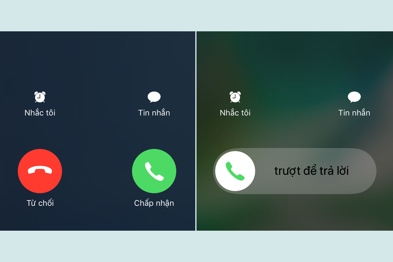 Tại sao iPhone  không có nút từ chối cuộc gọi