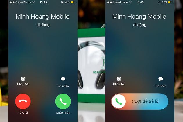 Tại sao iPhone  không có nút từ chối cuộc gọi