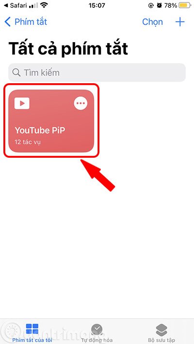 Tính năng màn hình trên IOS 14 thông qua Youtube PIP