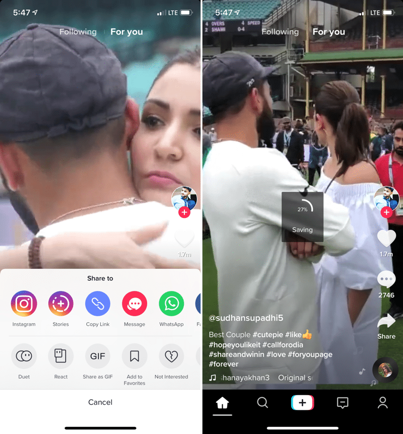 cách tải video TikTok trên iPhone